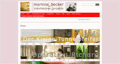 Desktop Screenshot of martinabecker.de
